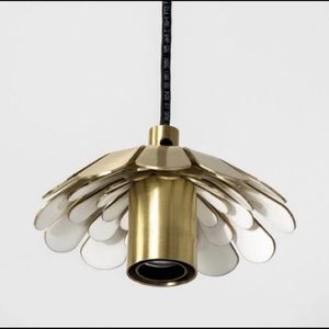 Opalhouse Pendant Light. Gold flower light